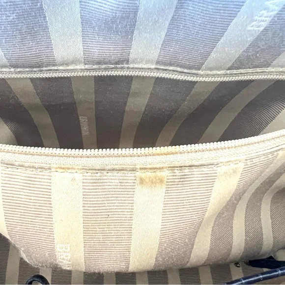 BRAHMIN Vivian Dome Tricolor Structure Croc Leather Luxury Shoulder Tote Satchel - Picture 14 of 16